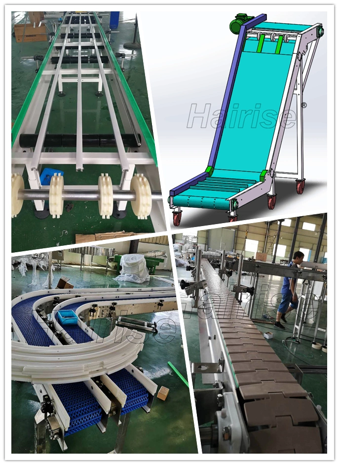 Hairise Food Grade Ransportation Equipment Conveyor for Beverage Industry with ISO Certificate