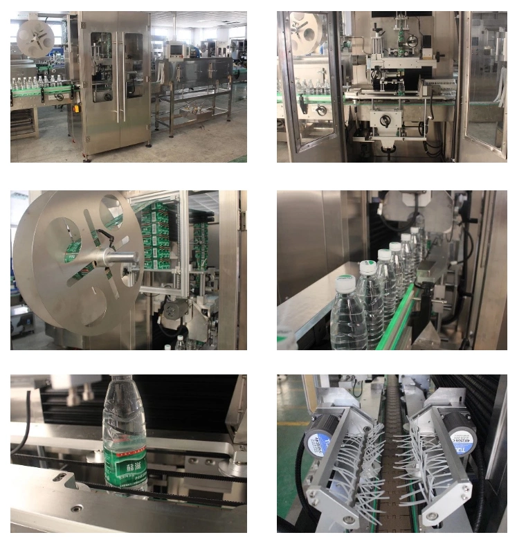 12000bph Automatic Beverage Bottle Shrink Sleeve Labeling Machine with PVC Label