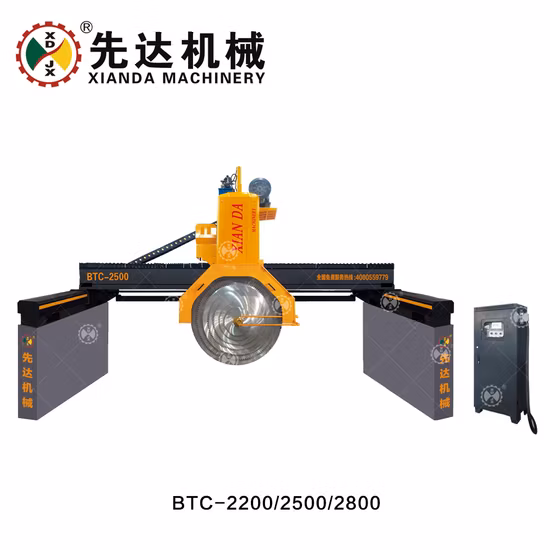 Bridge Block Cutting Machine Multi-Blade Marble Granite Quartz Stone Good Price Quality