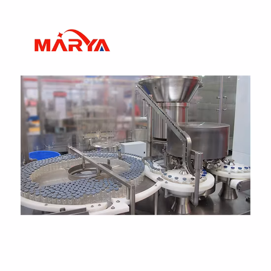 Marya Injection 1ml~100ml Pharmaceutical Vial Filling Production Line Machine