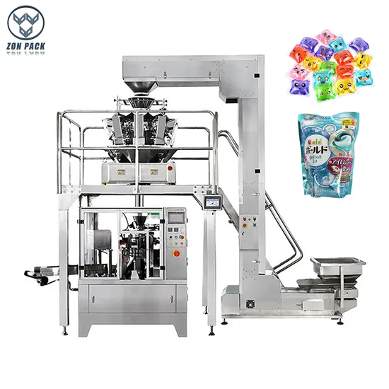 Factory Price Laundry Pods PVA Wash Pods Packing Plastic Can Box Filling Packing Machine 