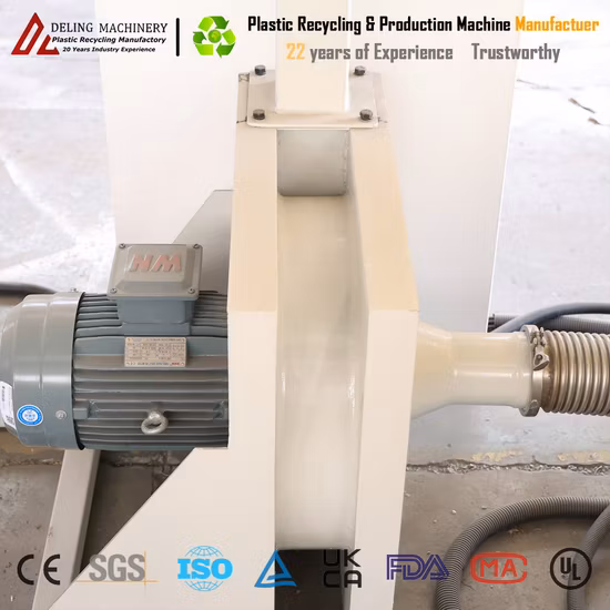 Granulator Raw Material HSS400 PP PVC Waste Plastic Crusher Plastic Recycle Crashing Machine for Auxiliary Injection Machine