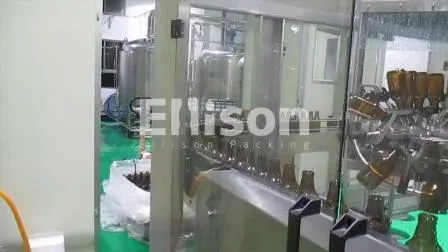 500ml Aluminum Bottle Can Rinsing Craft Beer Carbonated Drink Filling Sealing Crown Cap Seaming Machine