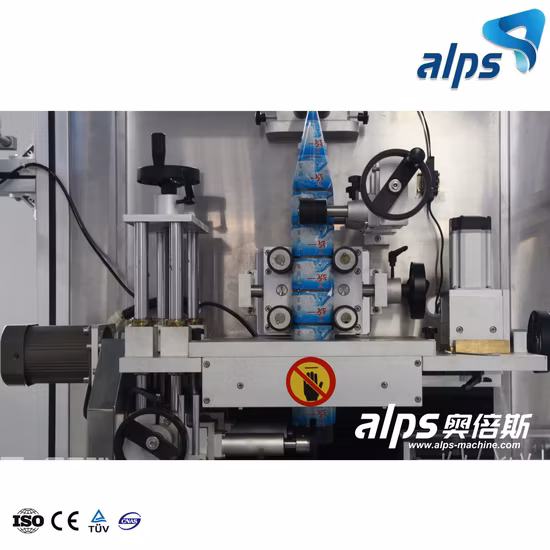 6000bph Automatic Beverage Bottle Shrink Sleeve Labeling Machine with PVC Label