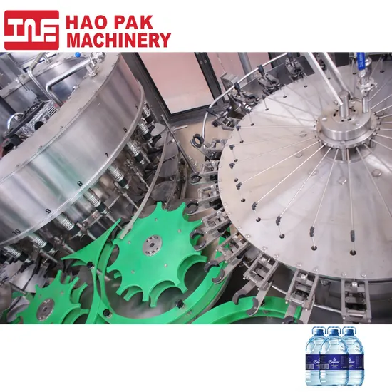 Hot Sale Full Automatic Turnkey Project Mineral Water Filling L Ine Pure Water Bottling Filling Labeling Packing 3 in 1 Machine