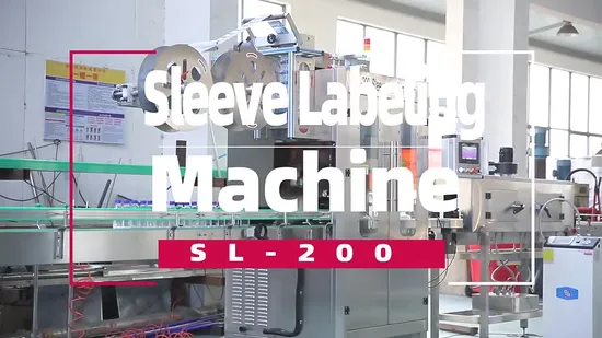 Automatic PVC Pet Sleeve Label Bottle Shrinking Machine (SL