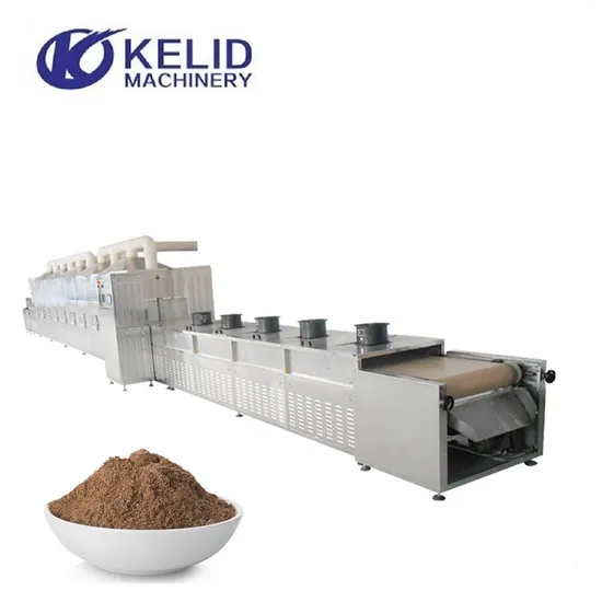 Microwave Tea Crushed Moringa Leaves Spices Pepper Chilli Turmeric Powder Sterilization Sterilizing Machine 