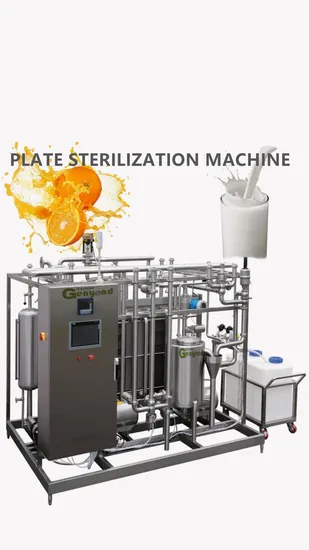 Factory Automatic Industrial Juice Tube Sterilizer Sterilization Equipment Plate Milk Pasteurizer Pasteurization Machine 