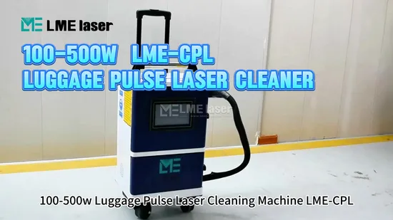 Highly Effective 300W Pulse Laser Cleaning Machine Rust Spots&Corrosion Removal 