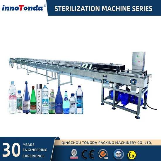 Automatic Pouring Sterilization Machine for Fruit Juice Tea Drinks Health Drinks Packed by Glass Bottle and Pet Bottle 